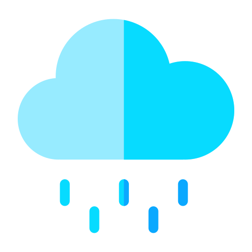 Surface moderate rain Icon