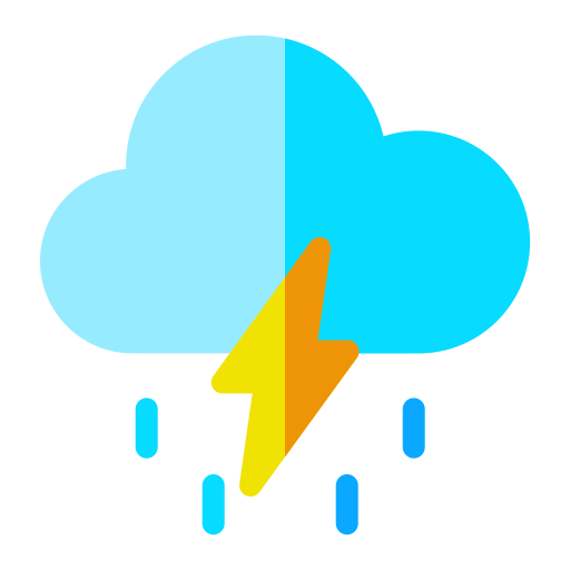 Surface thunderstorm Icon