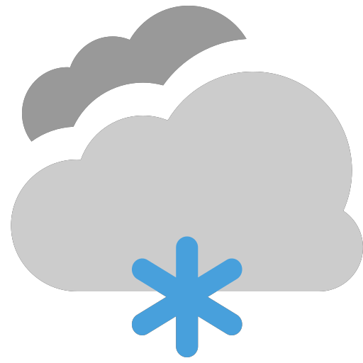 grey-clouds snow Icon