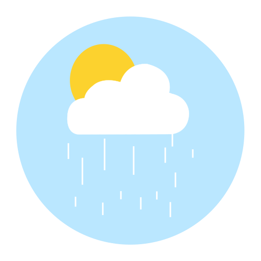 Sun rain Icon