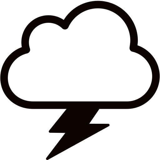 Weather 5 thunderstorm Icon