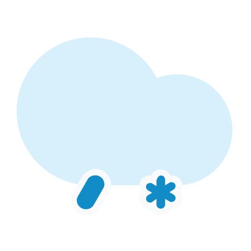 Rain and snow Icon