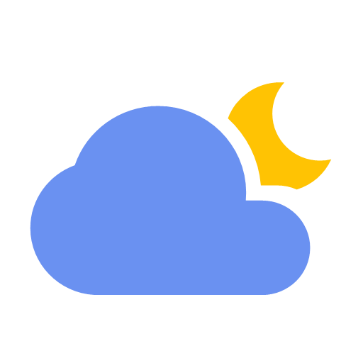 cloudy-sunny-night Icon