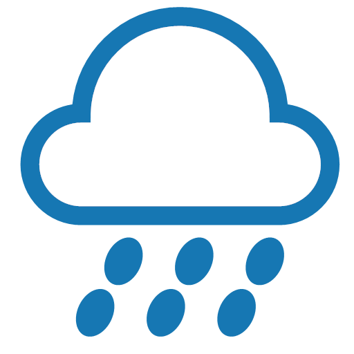 Weather - moderate rain Icon