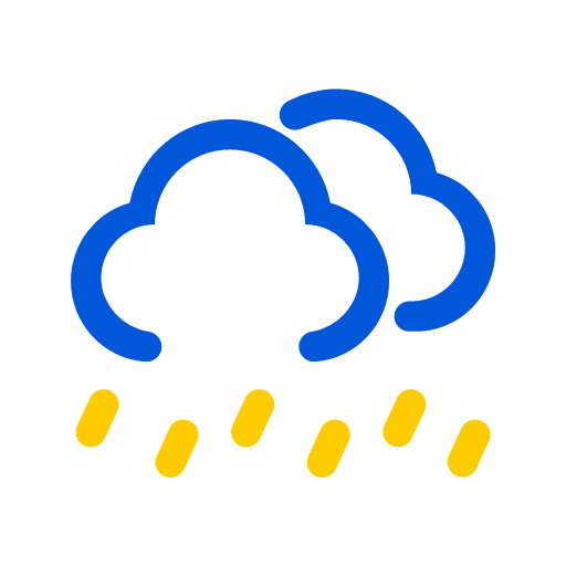 Weather - heavy rain to heavy rain Icon