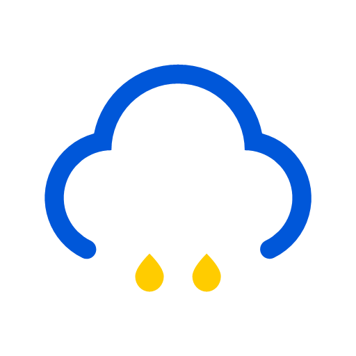 Weather - light to moderate rain Icon