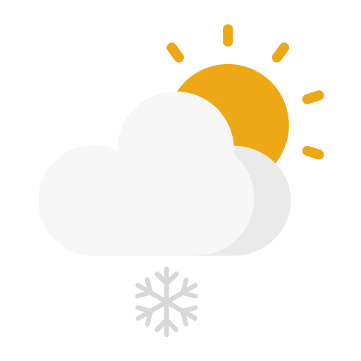 Weather - snow to clear Icon