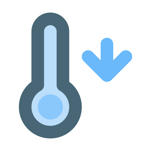 Temperature down Icon