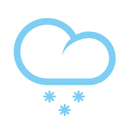 Weather icon - moderate snow Icon