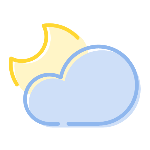 Cloudy night Icon