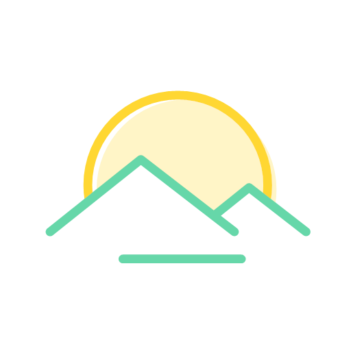 Mountain sunrise Icon