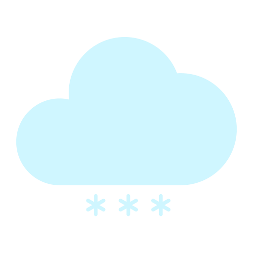 Weather icon_ moderate snow Icon