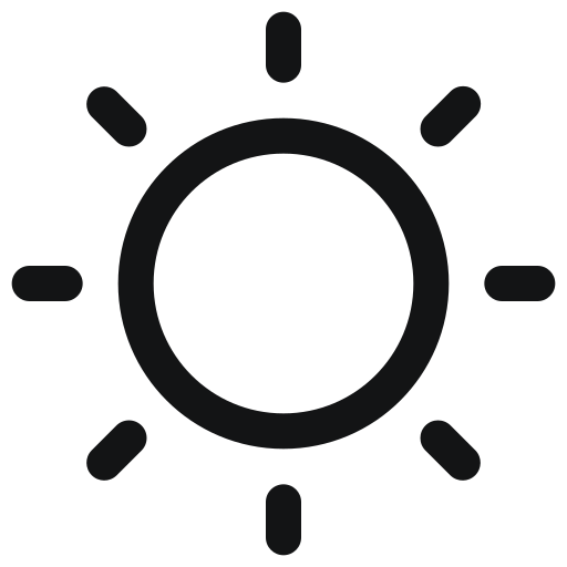Weather, sun, day, get up Icon