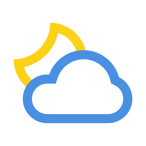 Cloudy night Icon