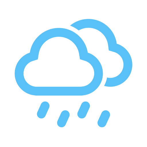 Rain - heavy rain Icon