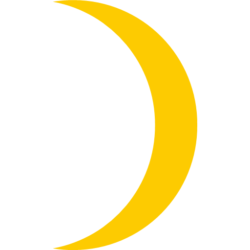 Crescent moon Icon