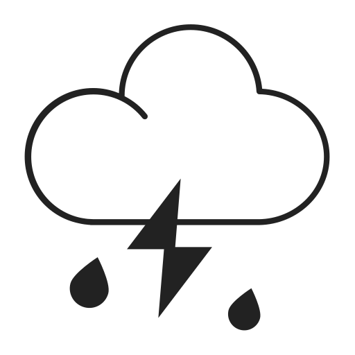 Weather thunderstorm Icon
