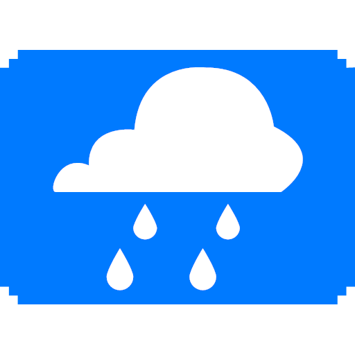 Moderate rain in Japan Icon