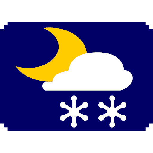 Night snow Icon