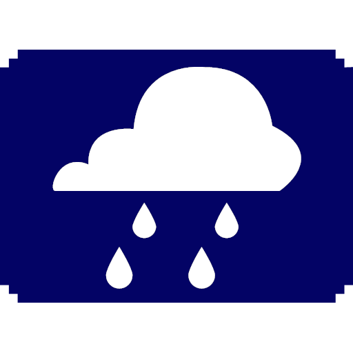 Small to moderate rain at night Icon