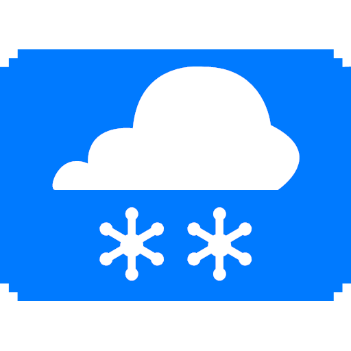 Small to moderate snow in the sun Icon