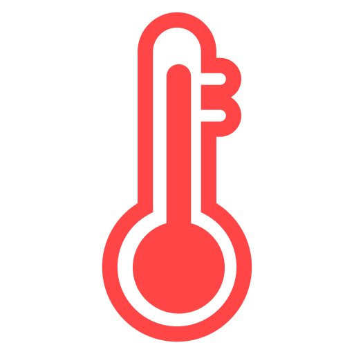High temperature warning Icon