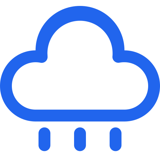 Weather - moderate rain Icon