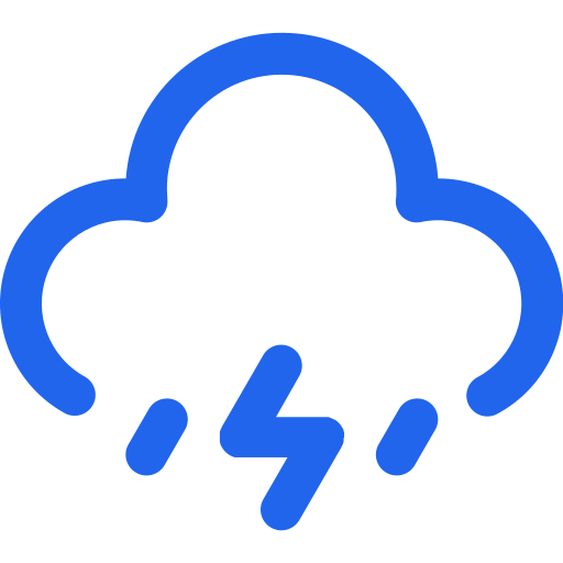 Weather - thunderstorm Icon