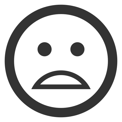 Emoticon sad Icon