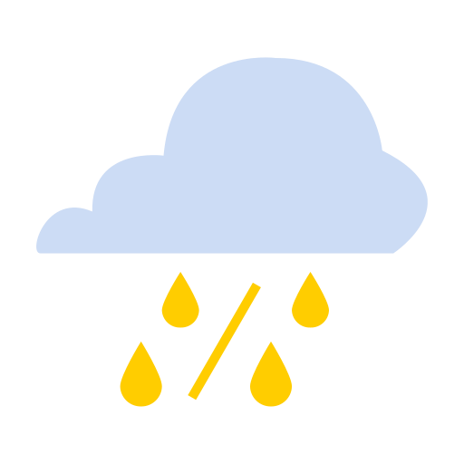 Moderate to heavy rain Icon