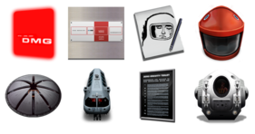 2001 Space Odyssey Icons