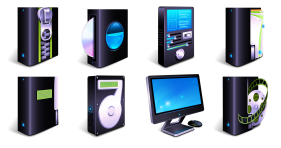 3D BlueFX Desktop Icons