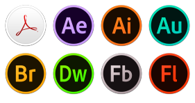 Adobe CC Circles Icons