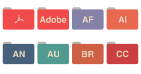 Adobe CC Folders Icons