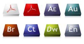 Adobe CS3 3DCons Icons
