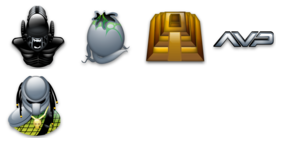 Alien vs. Predator Icons
