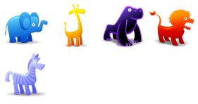 Animal Toys Icons