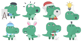 Little dinosaur WOW~ Icons