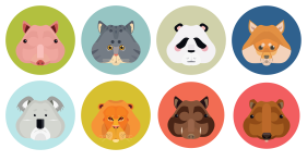 Pitao animal series Icons