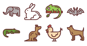 Simple animal Icon Icons