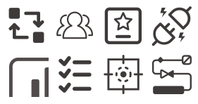 Basic module and Application module of EHSQ platform Icons