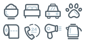 Time Hostel Icons