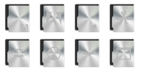Aquave Aluminum Icons