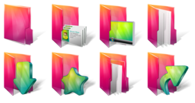 Aurora Folders Icons