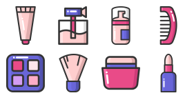 Beauty makeup Icons