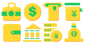 Financial series Icon Icons