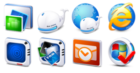 Blue Whales Icons