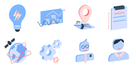 2.5D daily business icon Icons