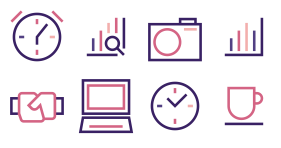 Business application color Icons