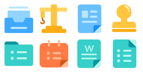 Collaborative software project Icon Library Icons